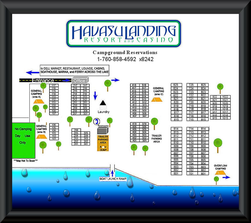 Havasu Landing Resort Campground overlooking Lake Havasu City